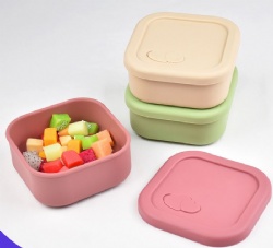 Food Grade Silicone Bento Box, Lunch Container for Students & Office Workers, Microwave Safe, Heat Preservation Box