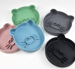 Food Grade Silicone Pet Slow Feeding Bowl | Licking Mat for Cats & Dogs | Anti-Choke Feeding Plate