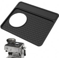 Silicone Top Mat for Breville 870/880 Espresso Machine, Heat Resistant Tamper Mat, Portafilter & Tamper Storage Pad