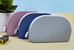 Large Capacity Silicone Cosmetic Bag Waterproof Wash Bag Coin Pouch Portable Travel Storage Bag