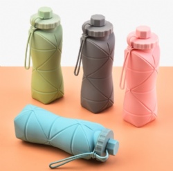 Creative Silicone Folding Water Cup, Portable Retractable Cup for Outdoor, Sports Kettle, Travel & Everyday Use