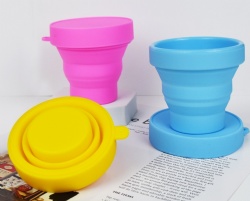 Foldable Silicone Water Cup 170ml, Portable for Fitness, Outdoor Sports & Travel, Easy to Store