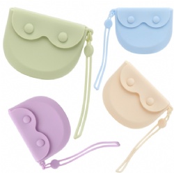 Silicone Retainer Case, Portable Squeeze Pouch Bag, Mini Storage Box for Braces & Small Items