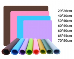 European Style Thick Silicone Placemat, Household Heat Insulation Mat, Dining Table Mat for Kids & Primary School Students