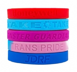 Custom Silicone Sports Wristbands, Manufacturer Personalized Promotional Gifts & Giveaways, Rainbow Wristbands Bracelet