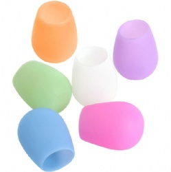 Food Grade Silicone Wine Glass, Eco-Friendly Red Wine Cup, Anti-Slip & Shatterproof Silicone Wine Tumbler
