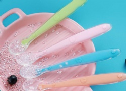 Baby Spoon | Silicone Feeding Spoon | Children Training Spoon | Cartoon Soft Spoon | Newborn Silicone Tableware
