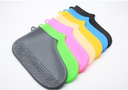 Silicone Shoe Covers, Outdoor Waterproof & Rainproof Boot Covers, Thick Non-Slip Wear-Resistant Portable Silicone Rain Boots for Men & Women