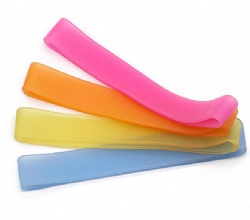 Silicone Yoga Resistance Band, Stretch Fitness Exercise Band, Non-Slip Hip Lifting & Shaping Band for Glute Training & Stretching