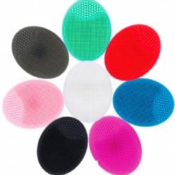 Silicone Facial Cleansing Brush, Manual Face Scrubber, Deep Exfoliation Pore Cleaner, Beauty Skincare Tool
