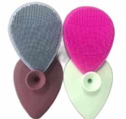 Silicone Facial Cleansing Brush, Makeup Cleaning Egg, Face Wash Tool, Kids Shampoo Brush, Nose Exfoliating Brush