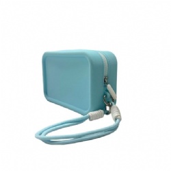 Large Capacity Silicone Cosmetic Bag, Waterproof Portable Travel Wash Bag, Jewelry & Beauty Storage Bag