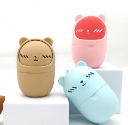 Breathable Makeup Sponge Storage Box, Silicone Cosmetic Puff Holder, Eyebrow Pencil & Beauty Tool Organizer