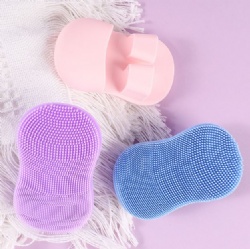 Finger Wear Silicone Facial Cleansing Brush, Soap Shape Pore & Blackhead Cleaning Brush, Makeup Removal & Massage Tool