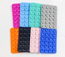 Double-Sided Silicone Suction Cup, 24-Cup Power Bank Holder, 48-Cup Strong Square Car Mount