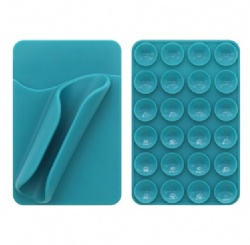 Silicone Lip Gloss & Lipstick Holder, Universal Phone Kickstand, Portable Lipstick Storage Case
