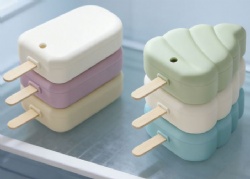 Food Grade Silicone Popsicle Mold Creative Shape With Lid Easy Release DIY Ice Cream Lolly Mold