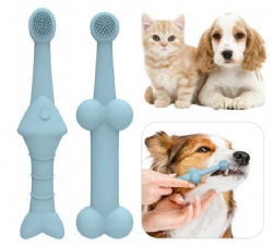 Pet Toothbrush for Dogs & Cats, Oral Care Cleaning Brush, Anti-Tartar Pet Cleaning Supplies