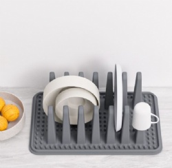 Dish Drying Rack, Creative Kitchen Organizer, New Style Tableware Storage, Silicone Pot Lid Holder